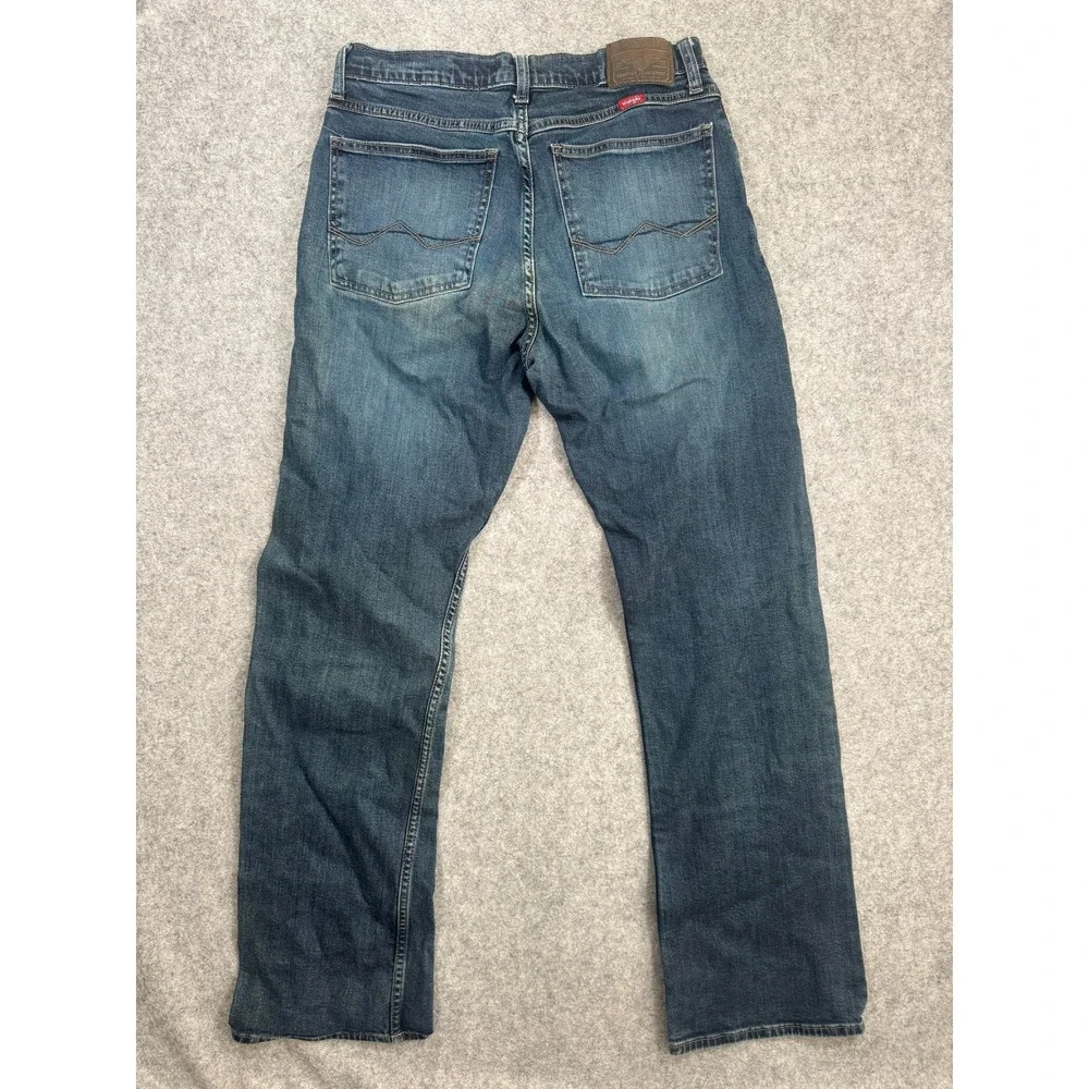 Wrangler Relaxed Boot Jeans 30x32 Blue Stretch Denim Mens Pants 98RBTRD